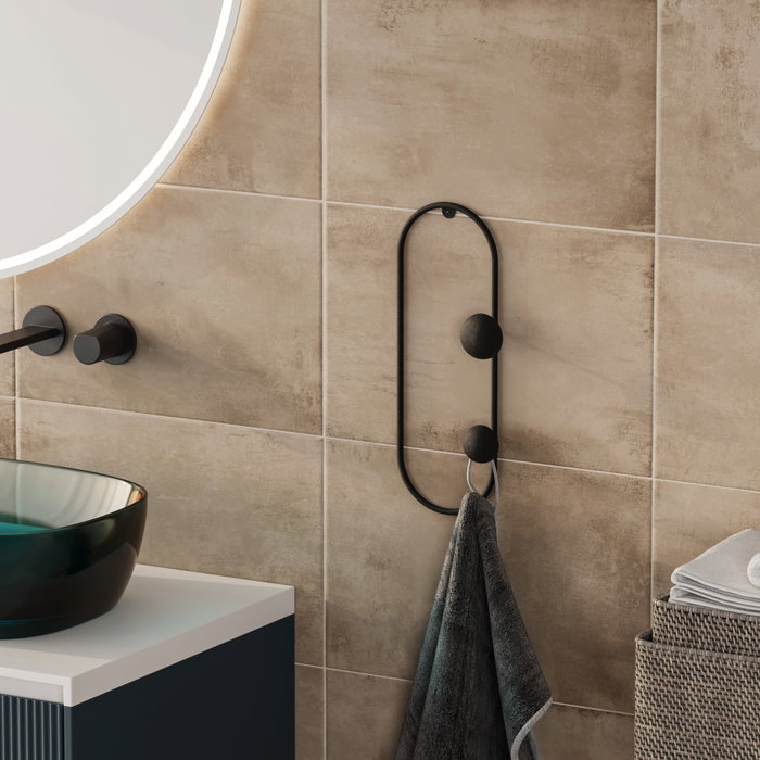 Wallity Cricket Gancho de pared Negro